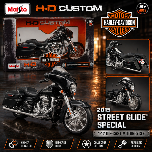 Maisto 2015 Harley-Davidson Street Glide Special Motorcycle Model