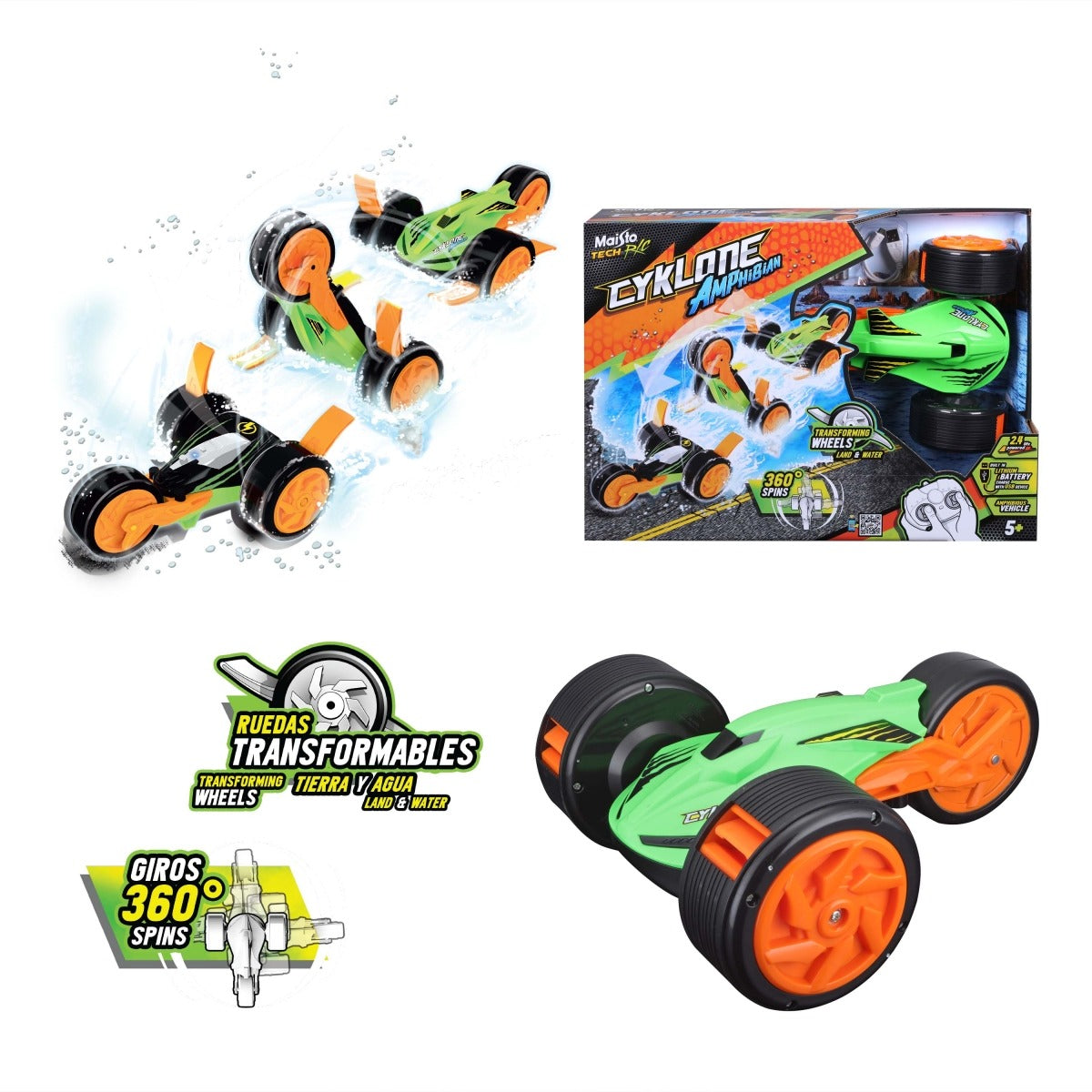 Maisto Cyklone Amphibian RC Vehicle