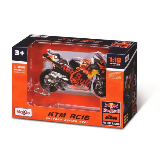 Maisto Jack Miller KTM RC16 Red Bull Motorcycle Model
