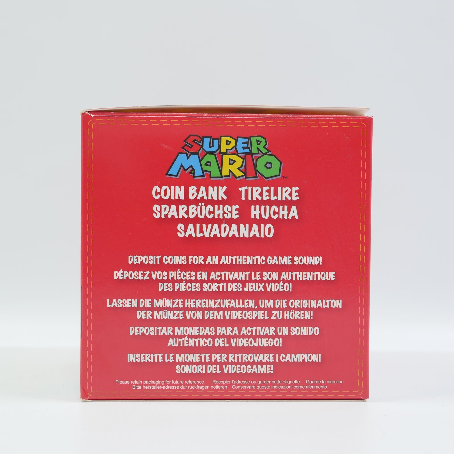 Mario Character Coin Bank for Kids