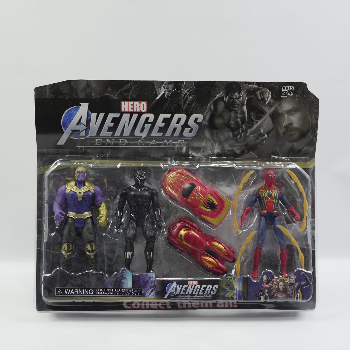 Marvel Avengers 7 Inch Figure with 2 Cars - Assorted Design