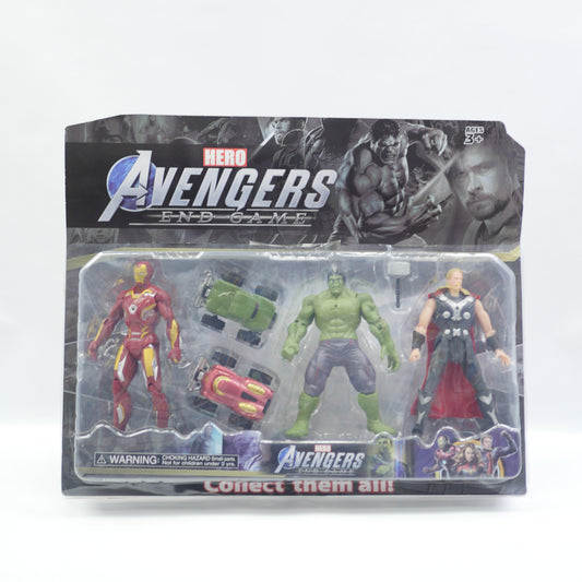 Marvel Avengers 7 Inch Figure with 2 Cars - Assorted Design