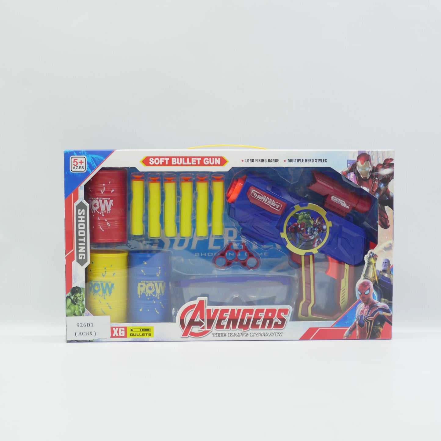 Marvel Avengers Soft Dart Blaster Set - Age 5+