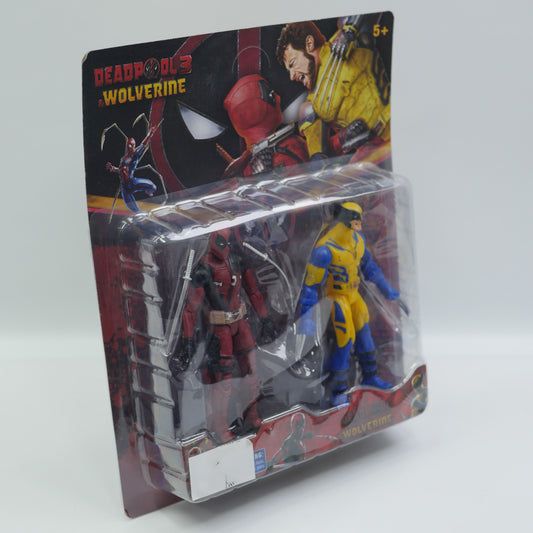 Marvel Deadpool vs Wolverine Action Figure Set - Age 6+