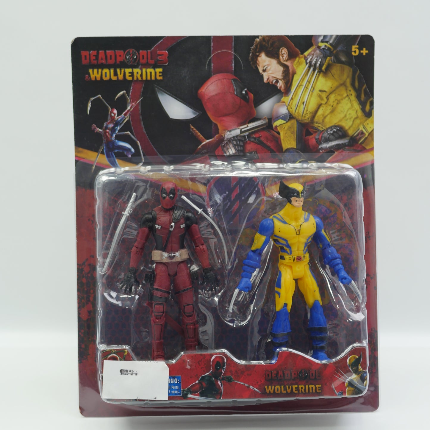 Marvel Deadpool vs Wolverine Action Figure Set - Age 6+