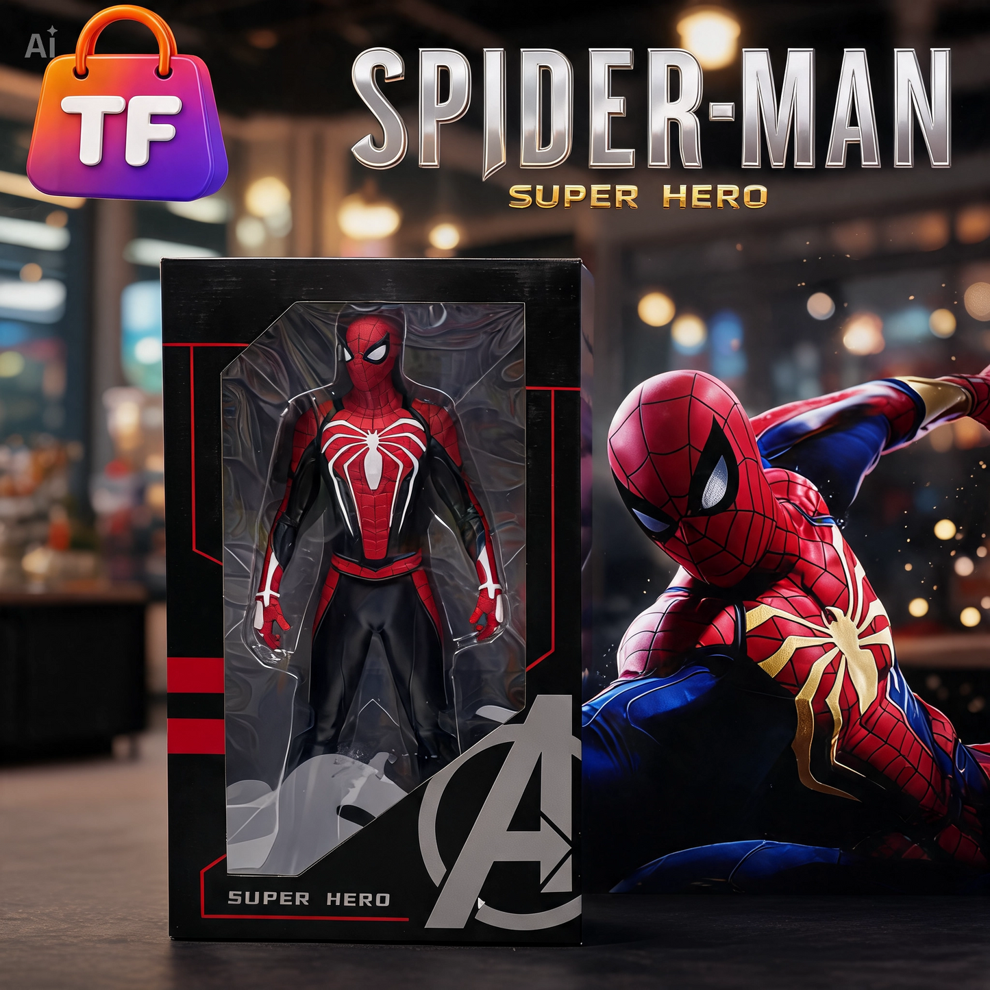 Marvel Spider-Man Action Figure - 46 cm