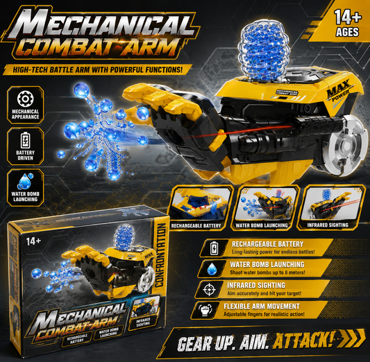 Mechanical Combat Arm Launcher - Yellow