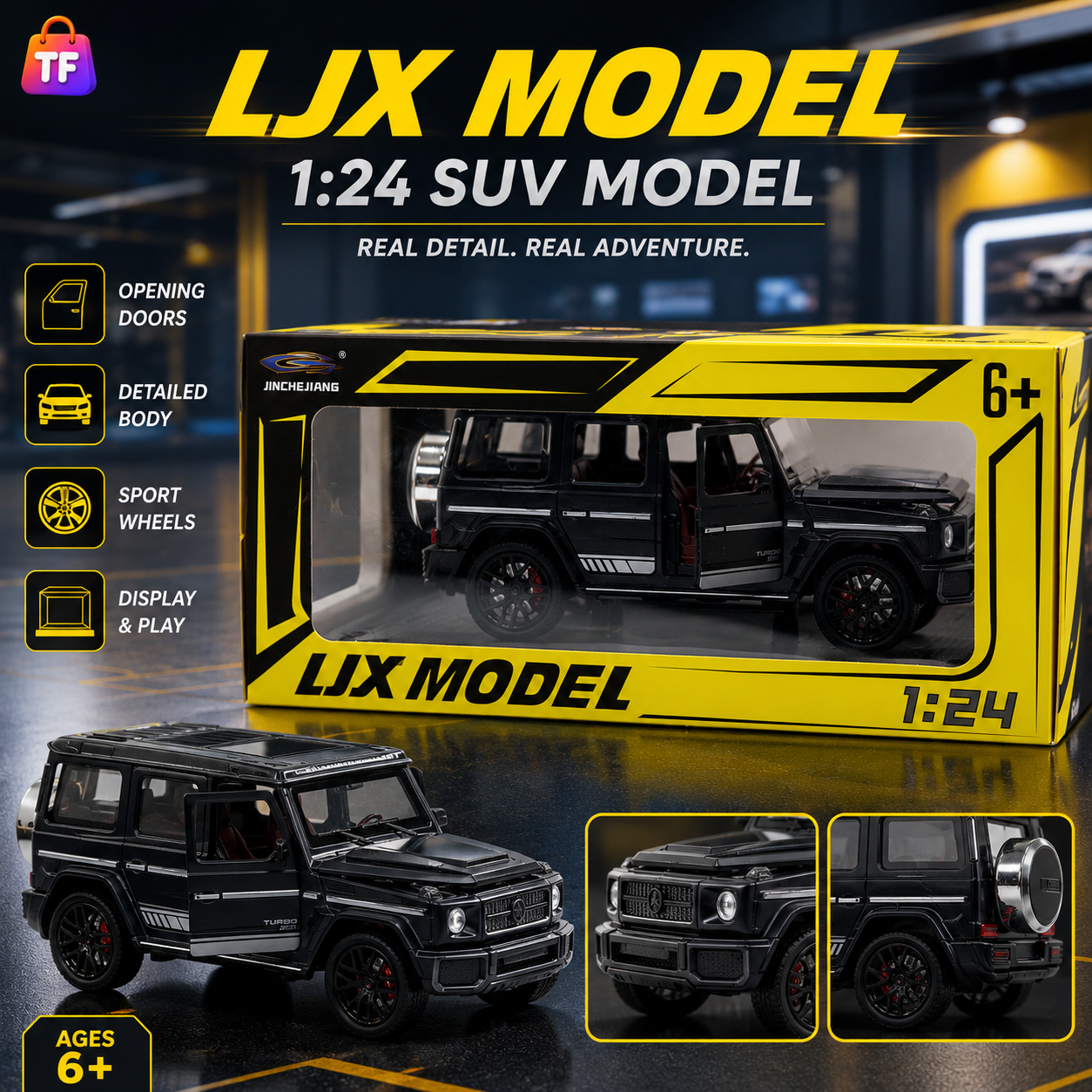 Mercedes-AMG G-Class 1:24 Musical Die-Cast Model Car - Age 6+
