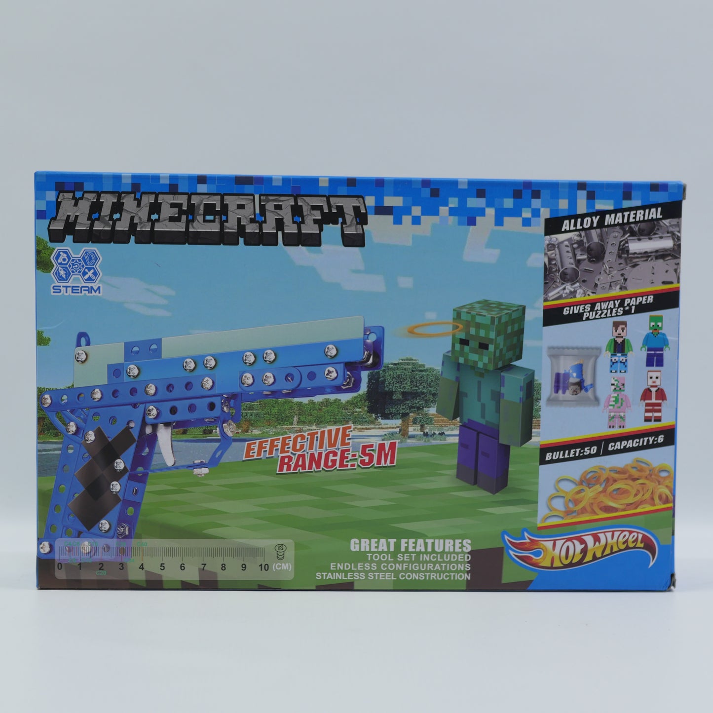 Minecraft 204 Piece Building Blaster Set