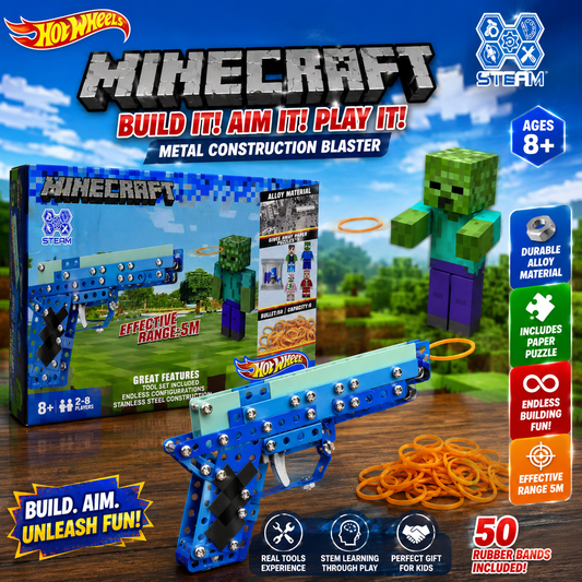 Minecraft 204 Piece Building Blaster Set