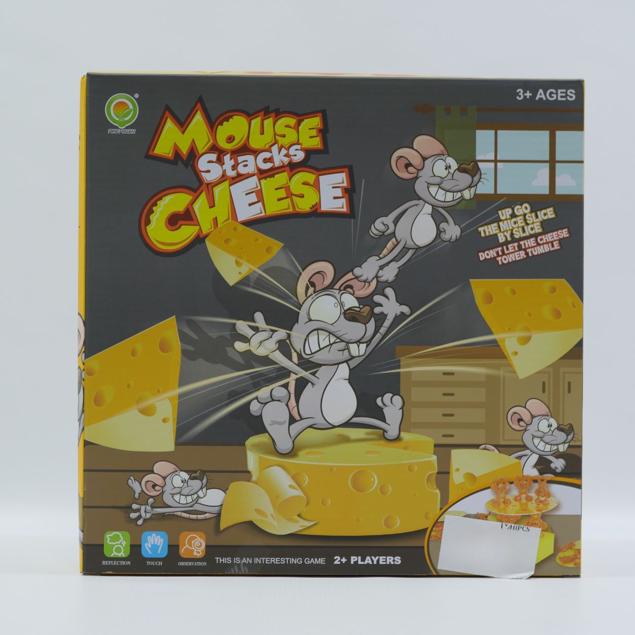Mouse Stacks Cheese Balance Game - Age 3+
