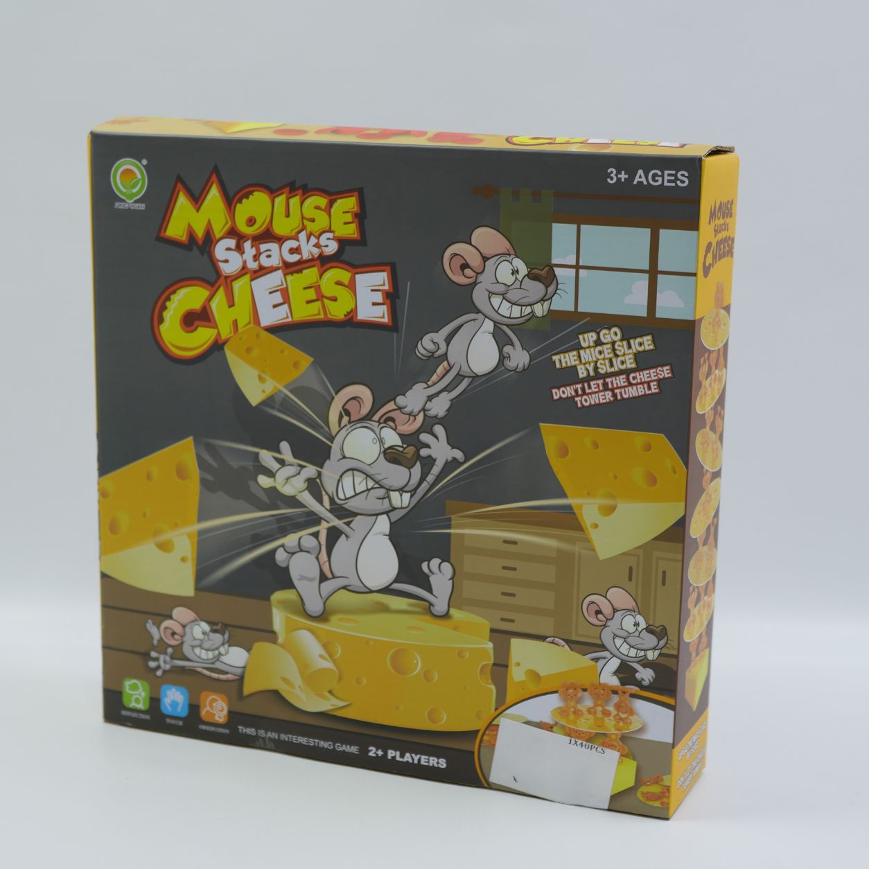 Mouse Stacks Cheese Balance Game - Age 3+
