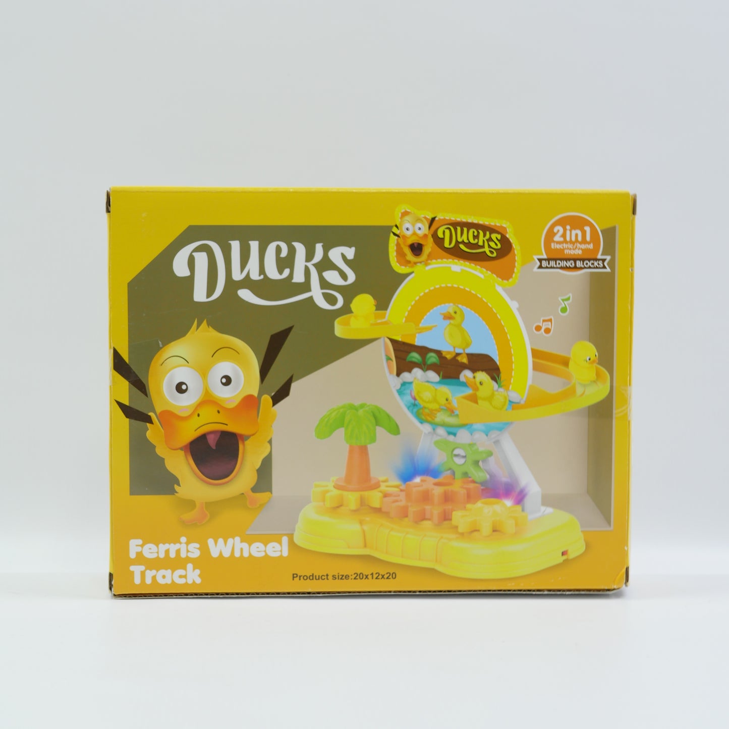 Musical Duck Wheel Track Toy