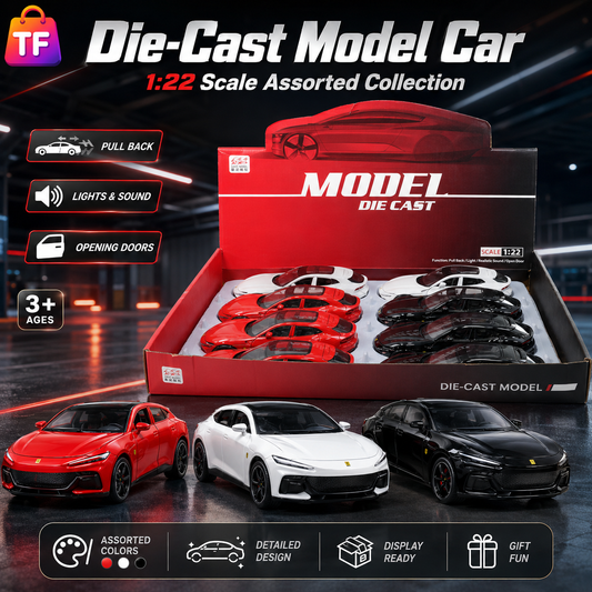 Musical Ferrari Die-Cast Model Car - Assorted Color