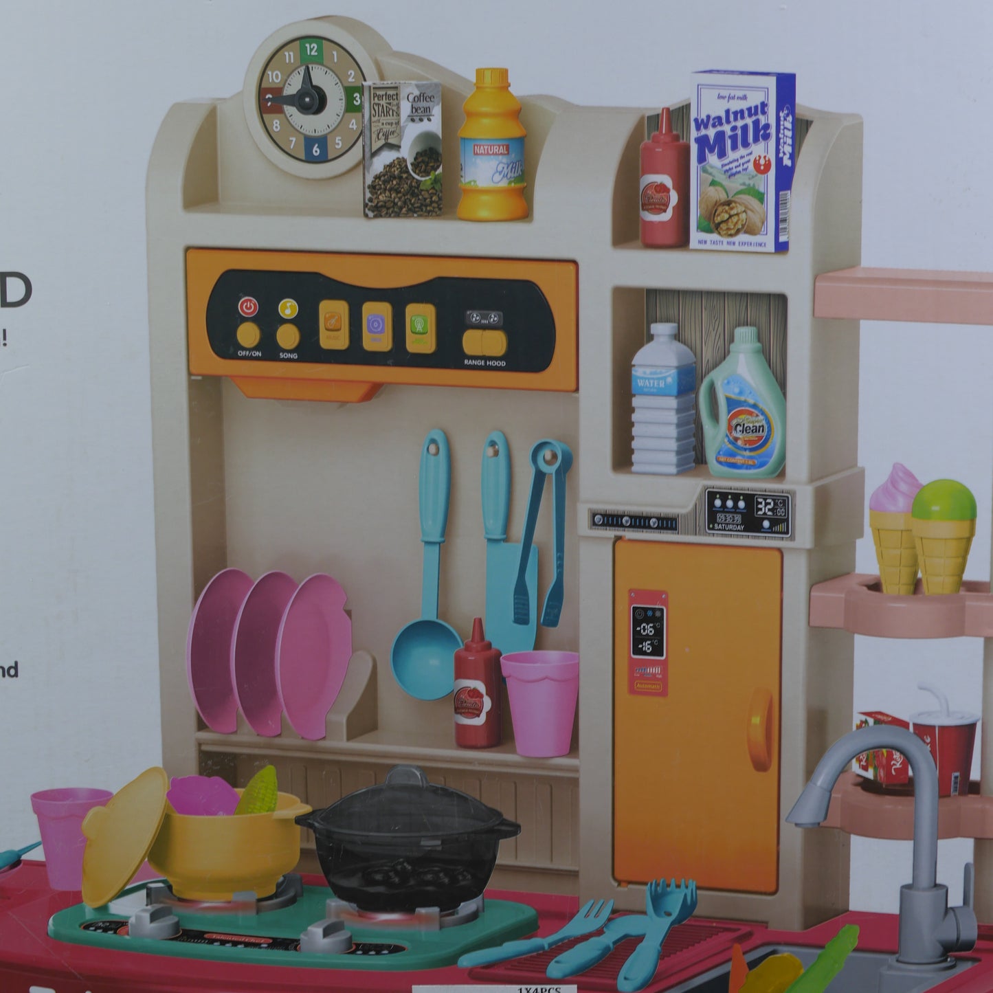 Musical Kitchen Pretend Play Set - 98 cm