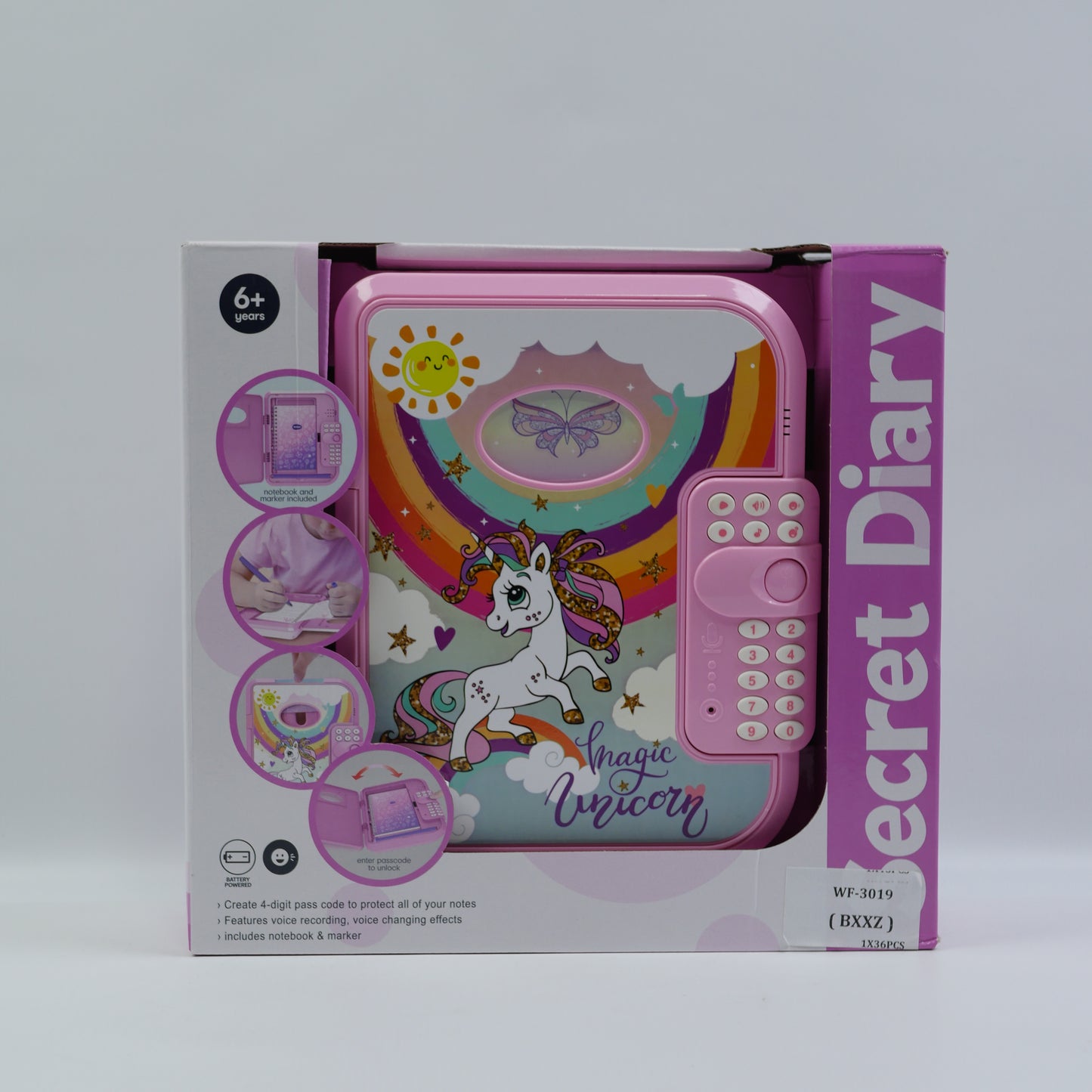 Musical Password Secret Diary - Age 6+
