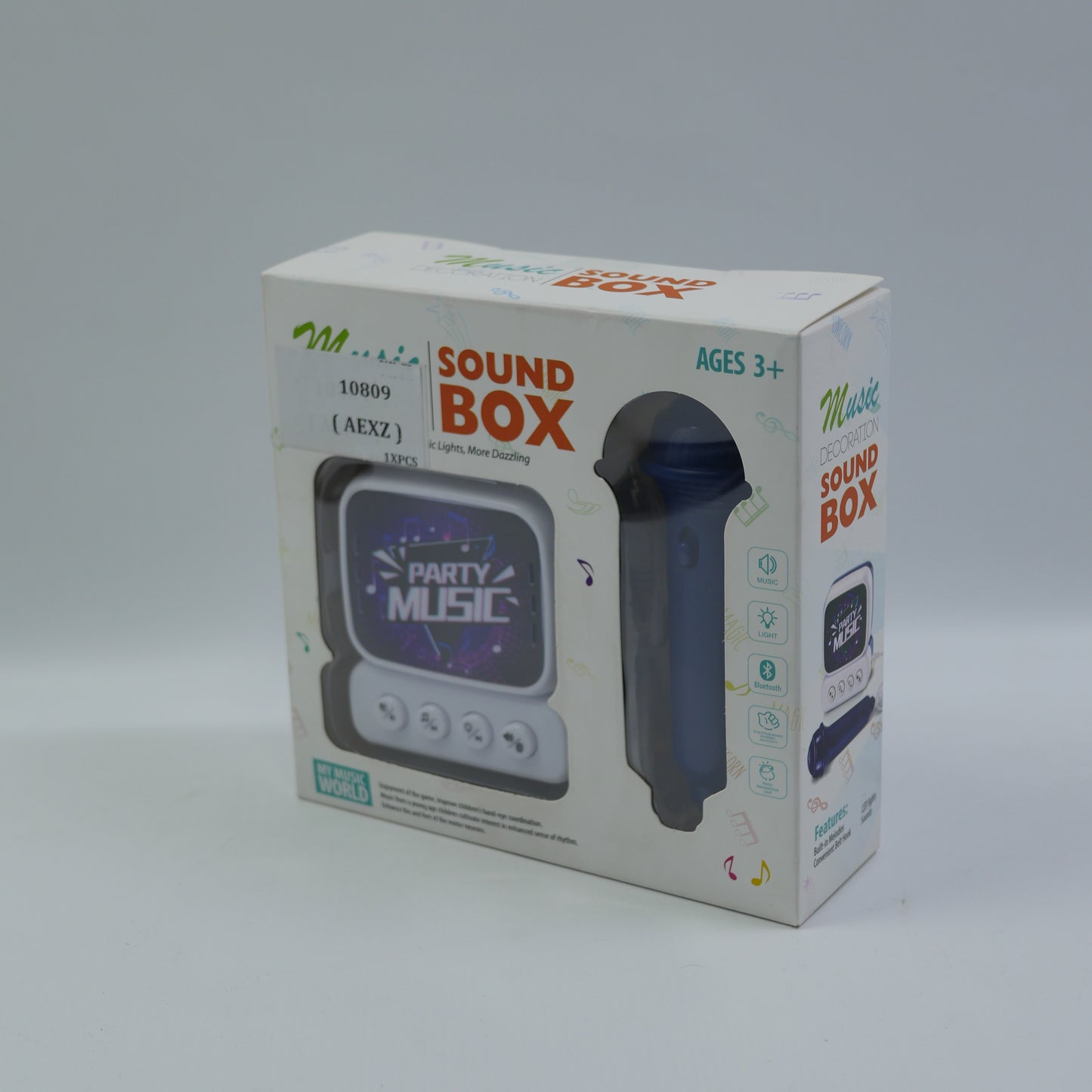 Musical Sound Box with Microphone - Age 3+