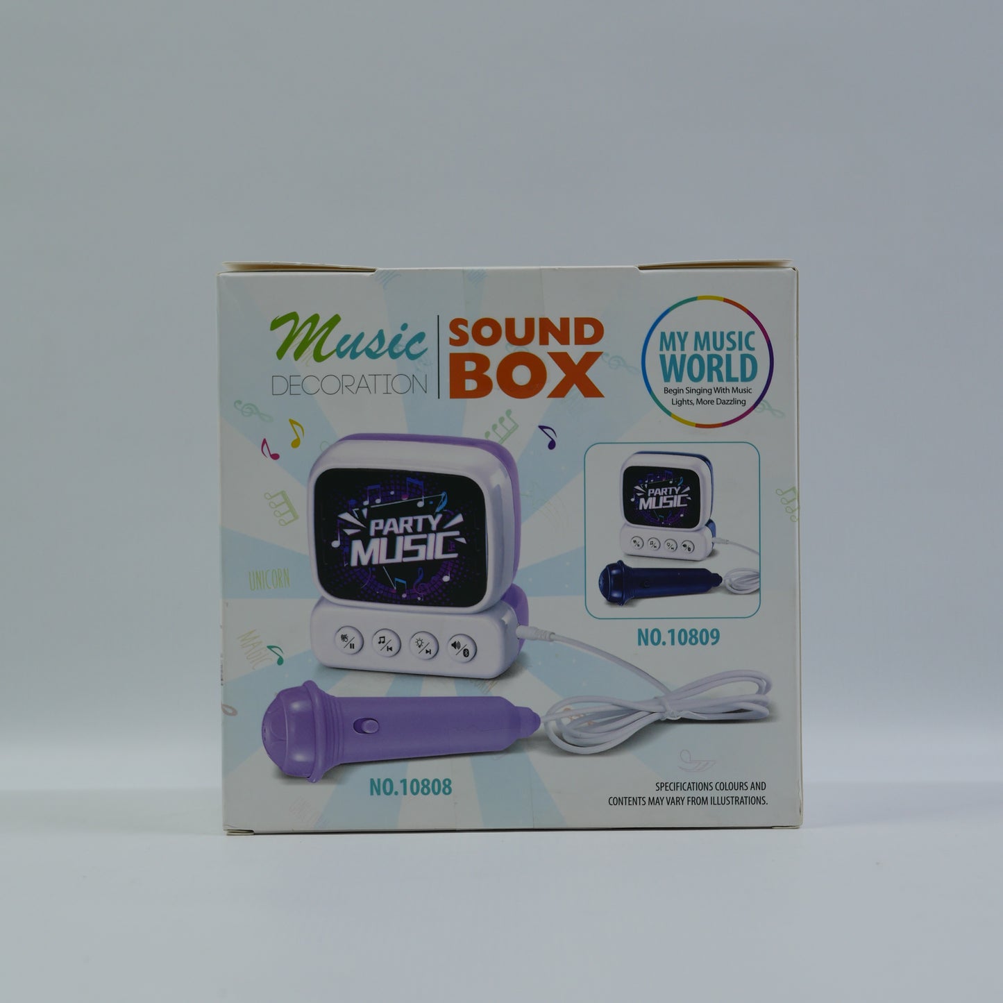 Musical Sound Box with Microphone - Age 3+