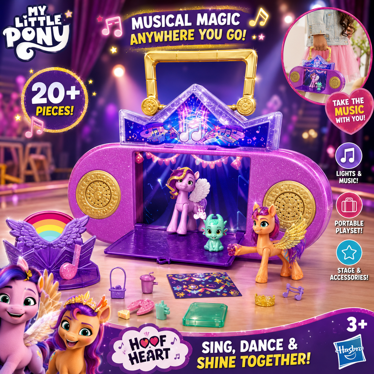 My Little Pony Mane Melody Musical Salon Playset