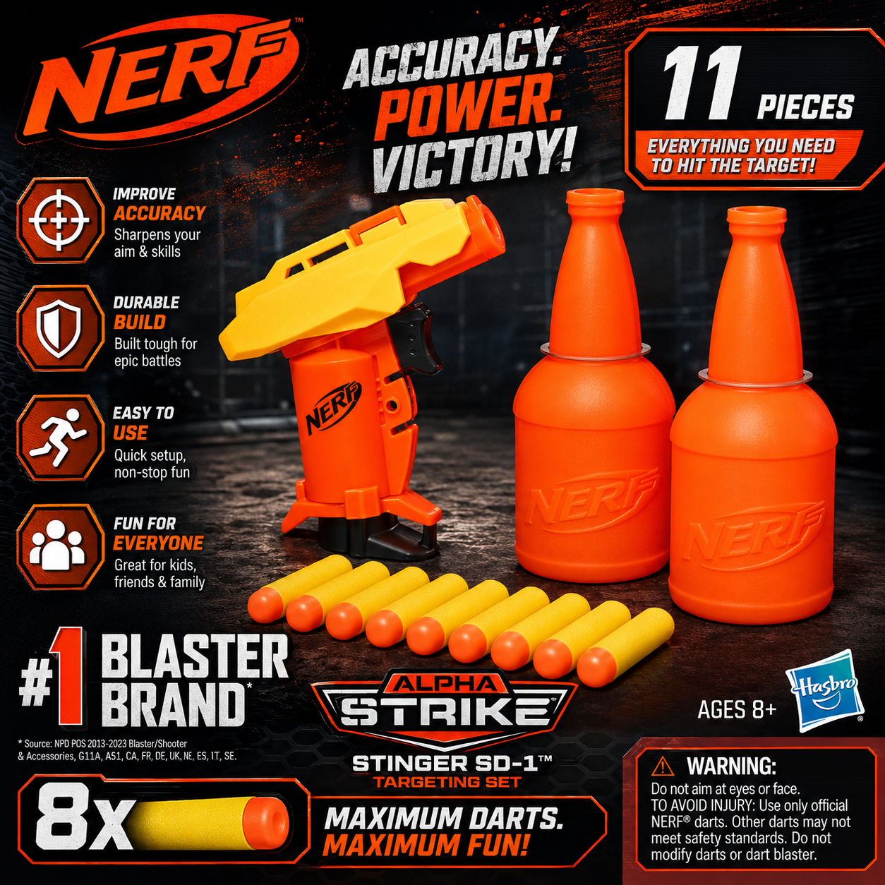 Nerf Alpha Strike Stinger SD-1 Blaster Set