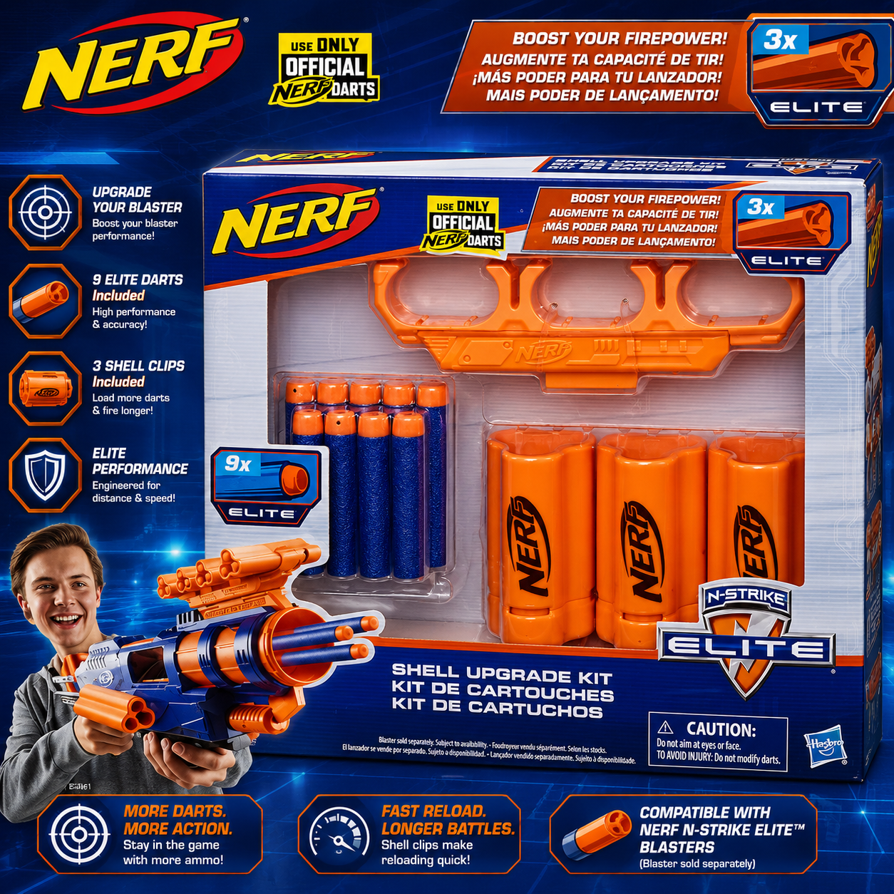Nerf N-Strike Elite Shell Upgrade Kit