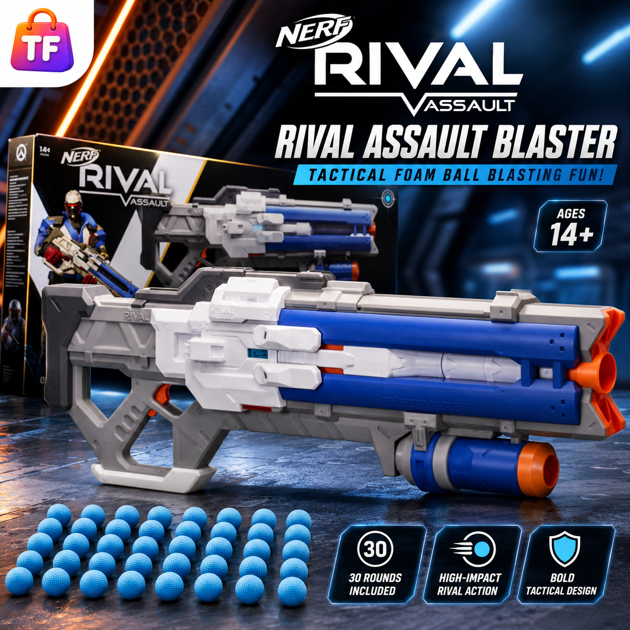 Nerf Rival Overwatch Soldier Blaster