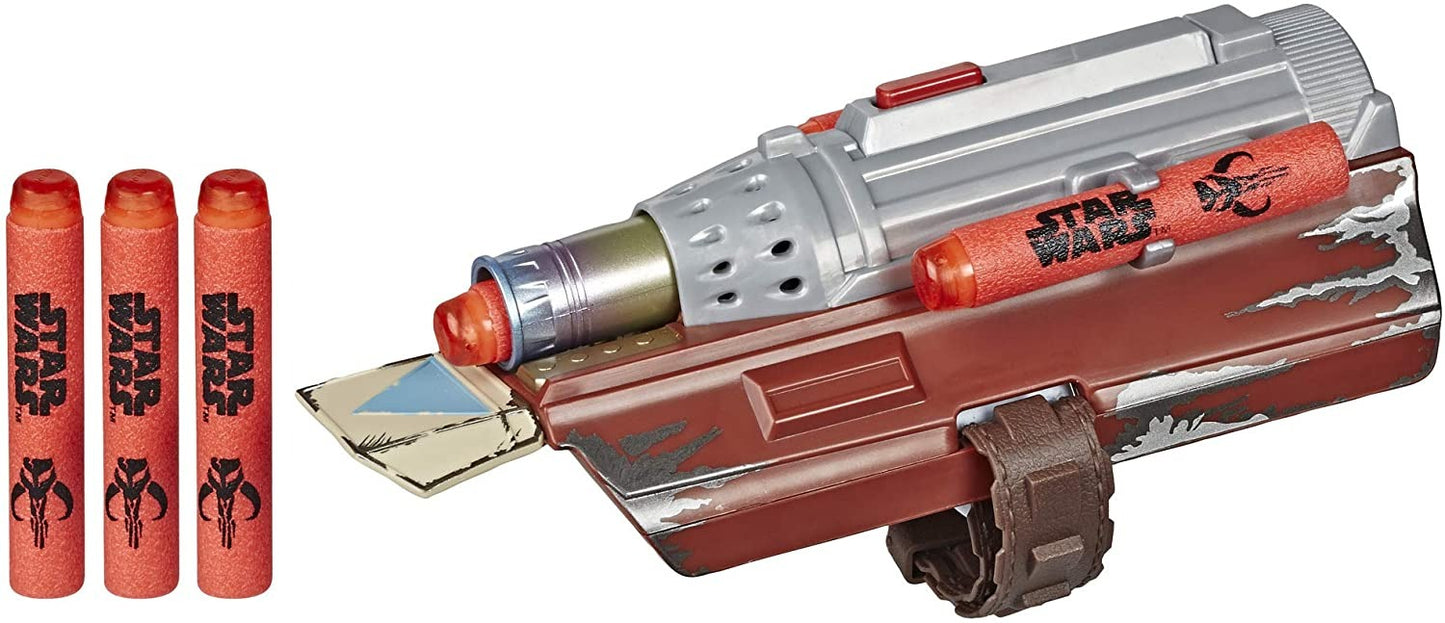 Nerf Star Wars The Mandalorian Rocket Gauntlet with 6 Darts