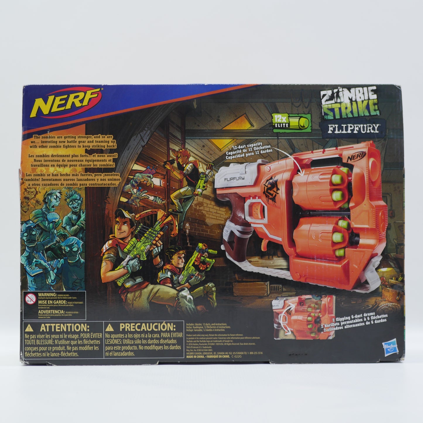 Nerf Zombie Strike FlipFury Blaster