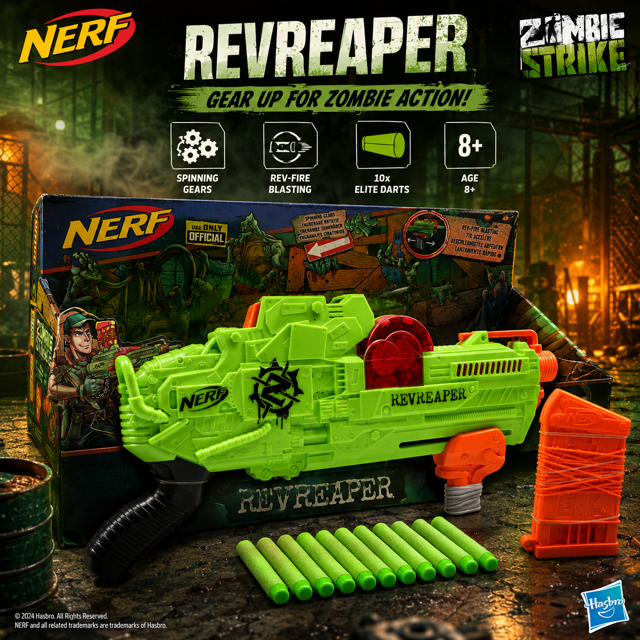 Nerf Zombie Strike RevReaper Blaster