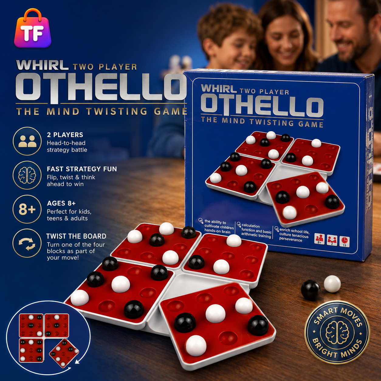 Othello Strategy Board Game