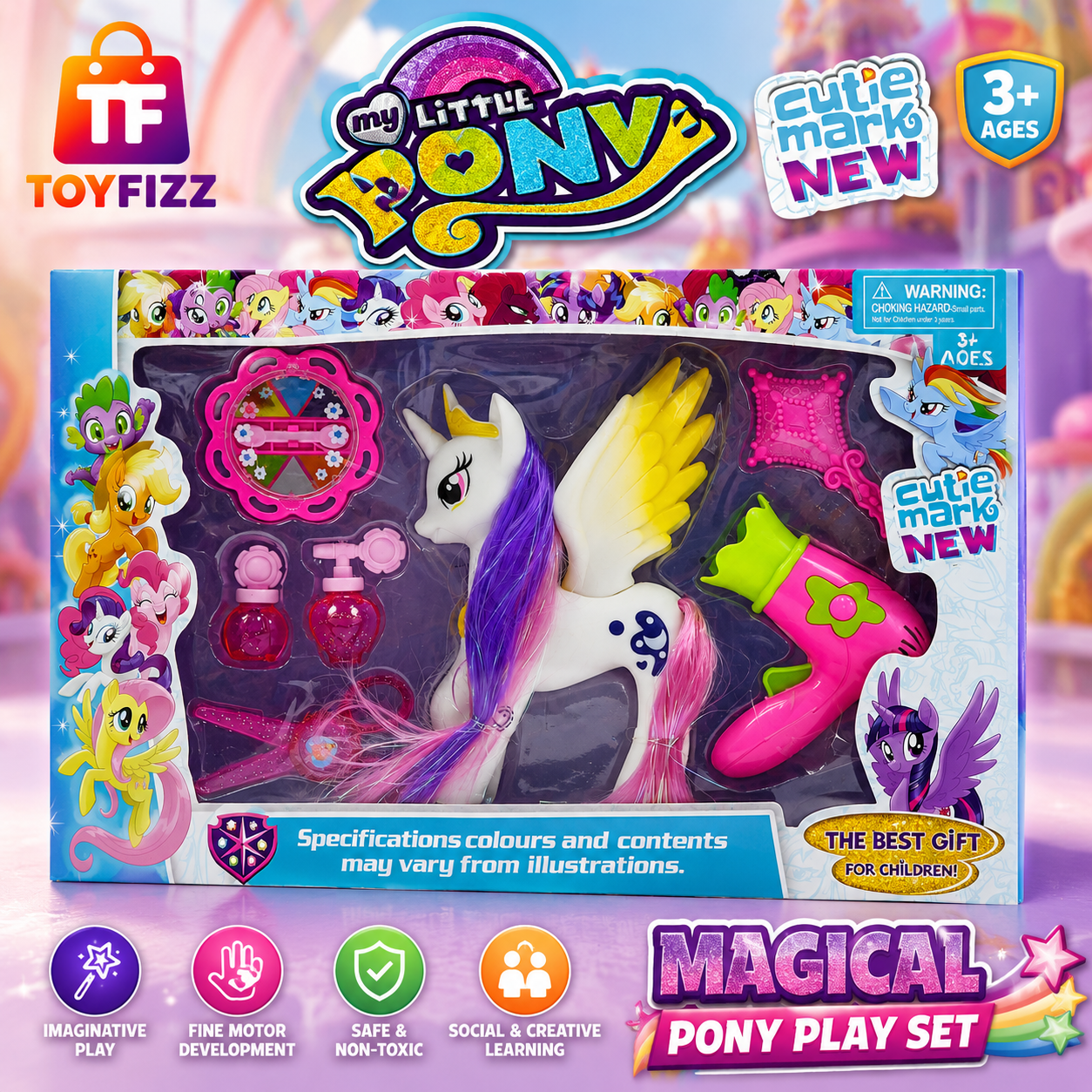 Pony Figure with Accessories - Age 3+