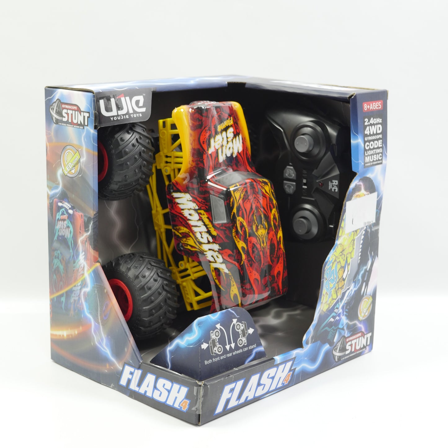 Remote Control 360 Stunt Car with USB Cable