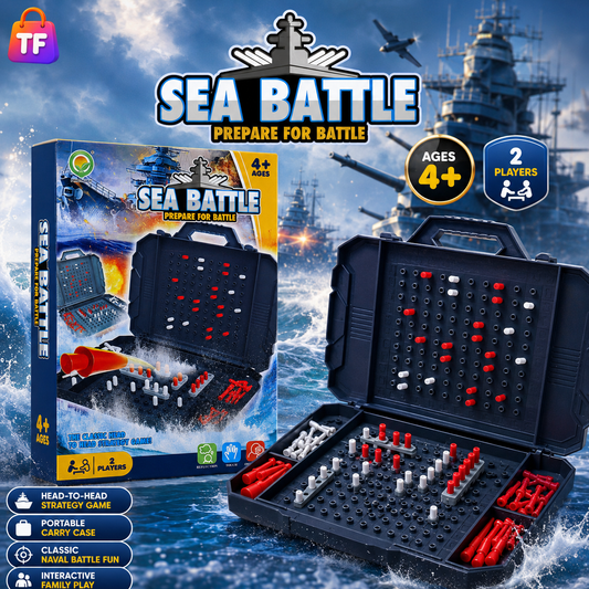 Sea Battle Strategy Board Game - Age 4+
