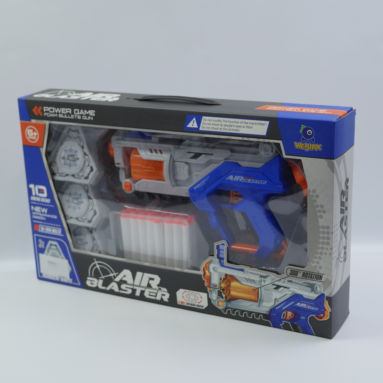 Soft Dart Air Blaster - Blue - Age 5+