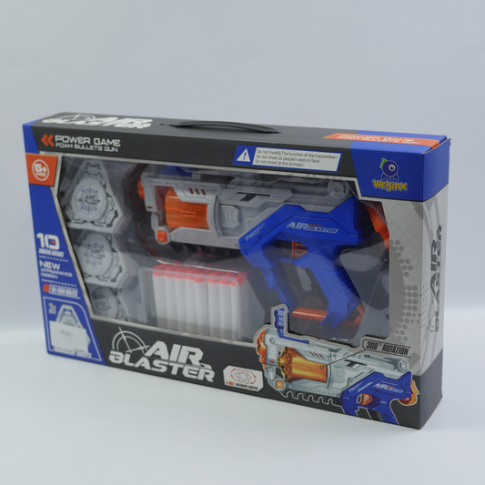 Soft Dart Air Blaster - Blue - Age 5+