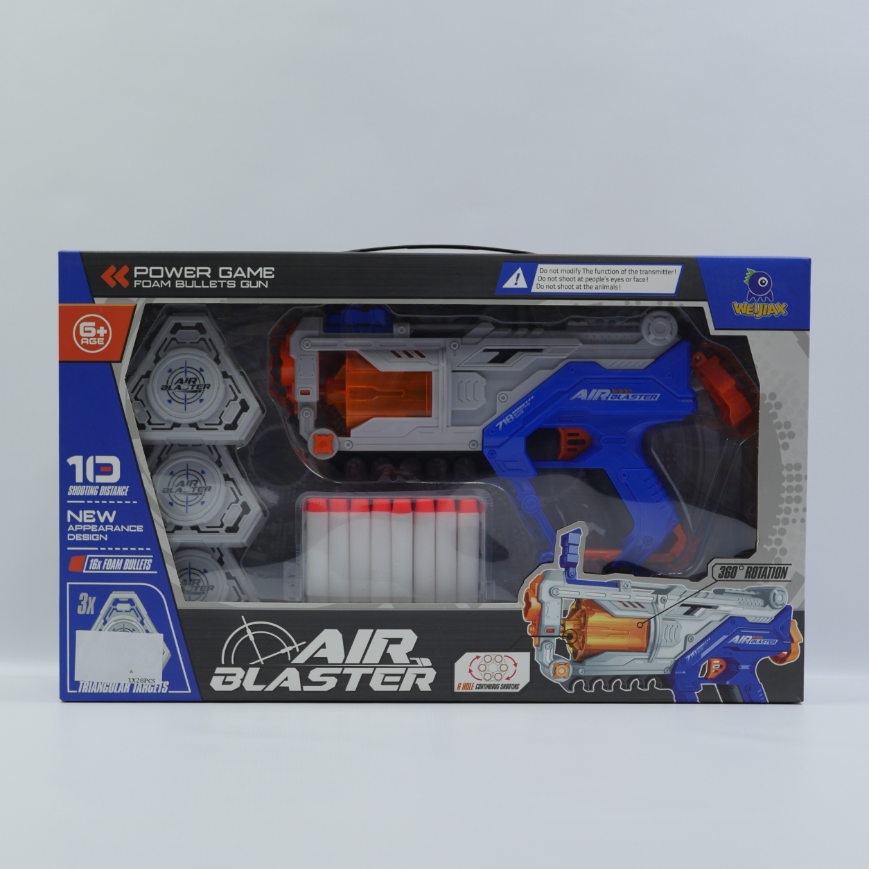 Soft Dart Air Blaster - Blue - Age 5+