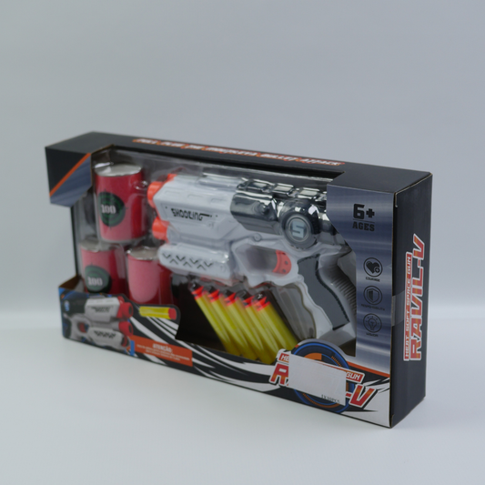 Soft Dart Blaster with Target - Age 6+