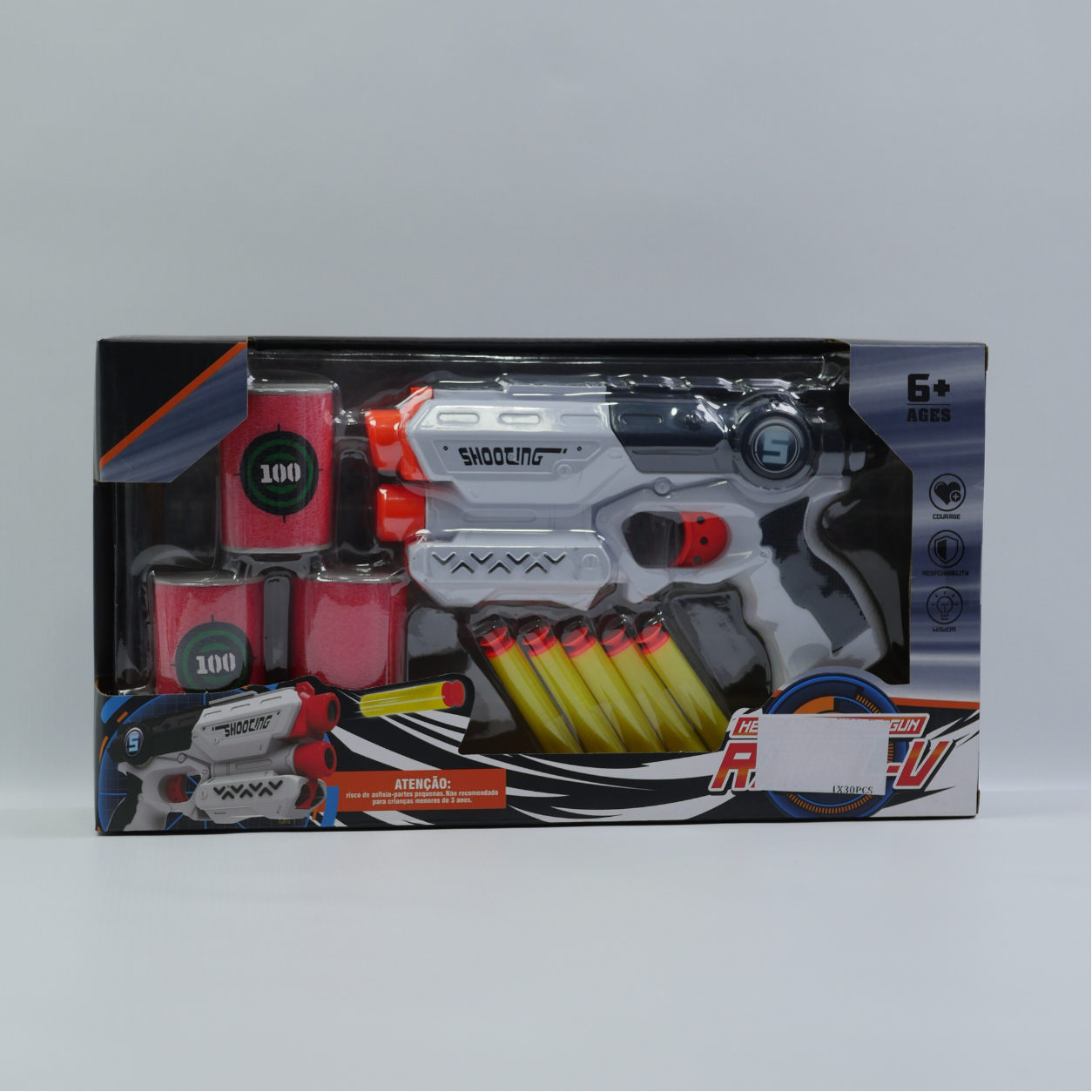 Soft Dart Blaster with Target - Age 6+