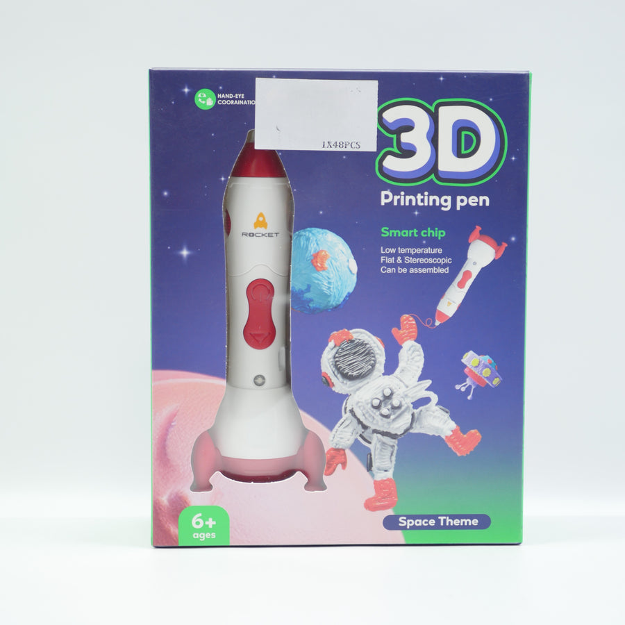 Space Rocket 3D Printing Pen with USB - Age 6+
