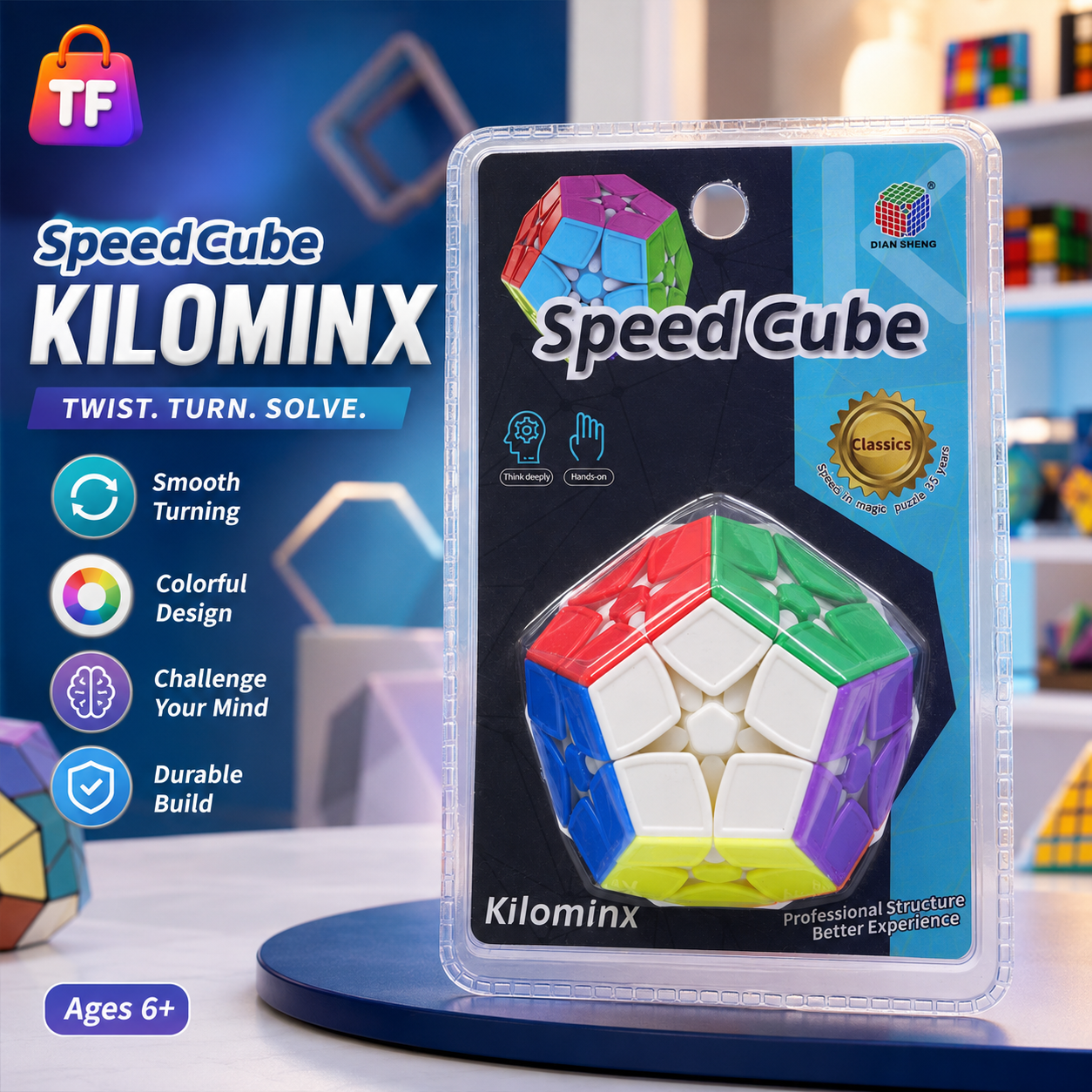 Speed Cube Ball Magic Puzzle