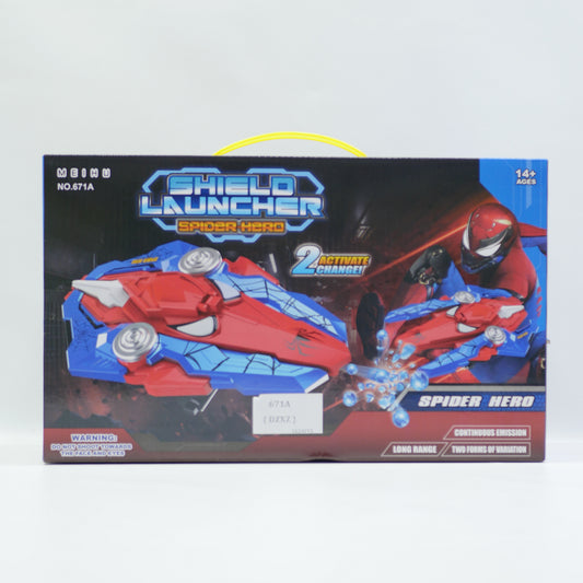 Spider-Man Shield Launcher Set - Red - Age 3+