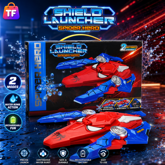Spider-Man Shield Launcher Set - Red - Age 3+