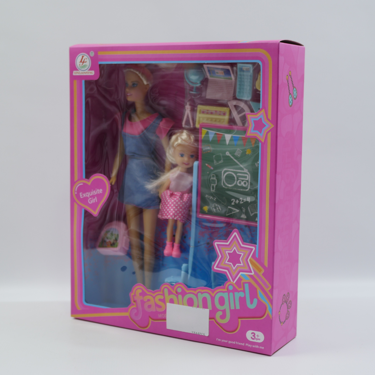 Teacher Fashion Doll with Mini Doll - 11.5 Inch - Age 3+