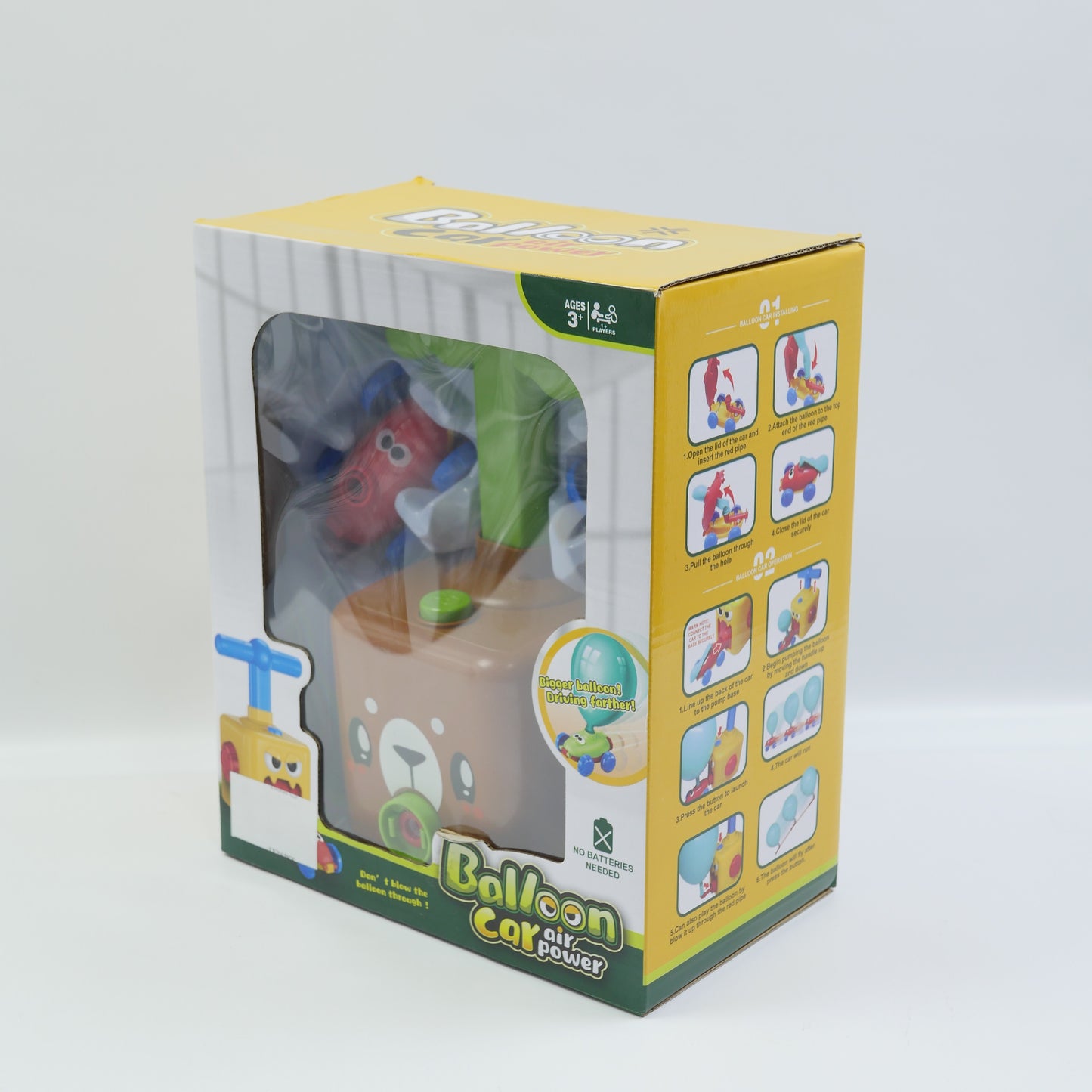Teddy Bear Balloon Car Playset