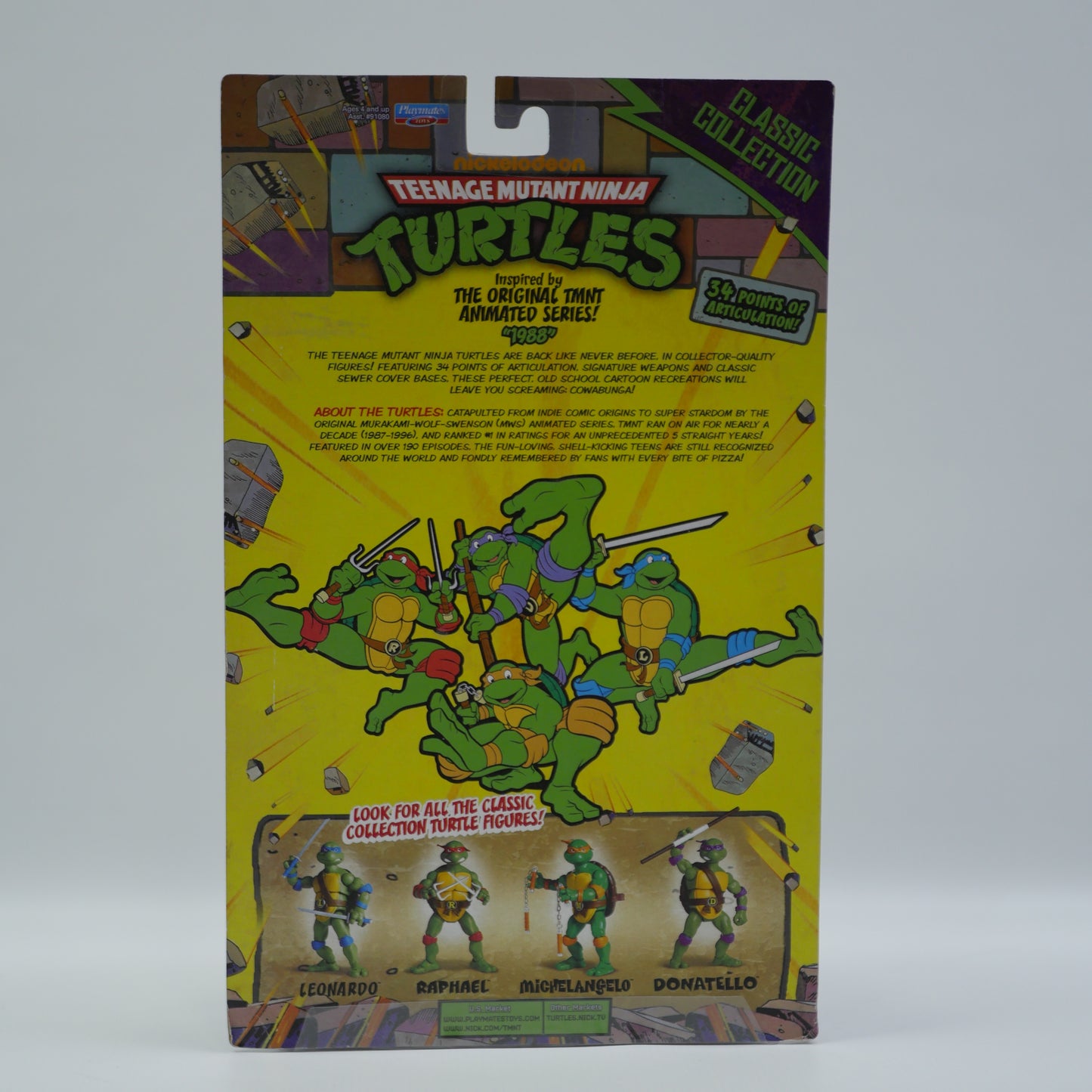 Teenage Mutant Ninja Turtles Action Figure Assortment 4 Pieces