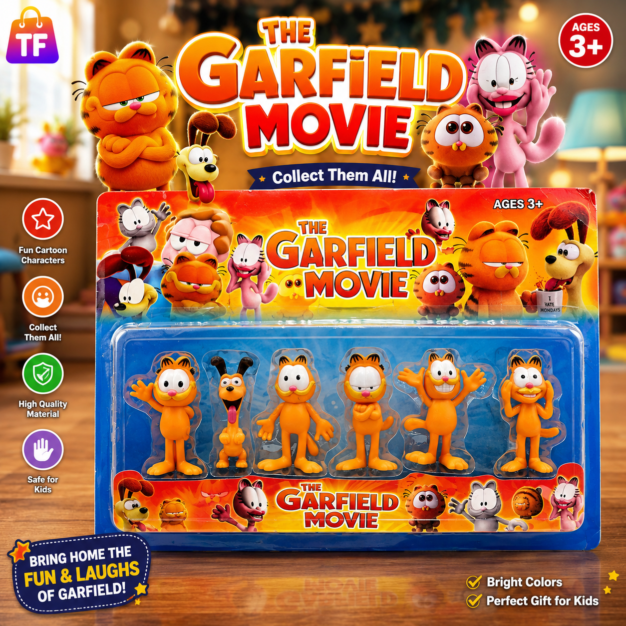 The Garfield Movie Character Figure Pack