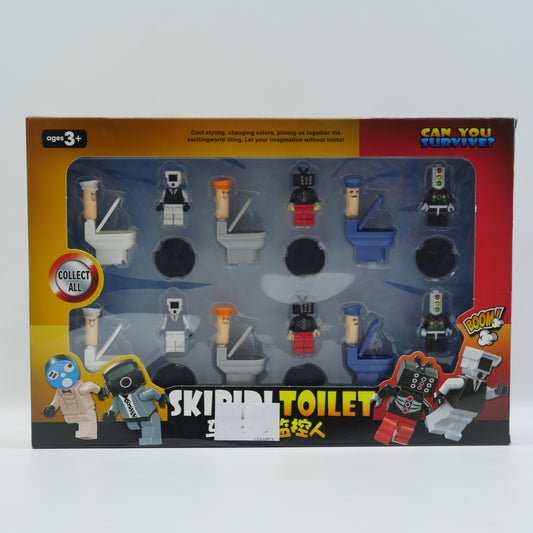 Toilet Man vs Surveillance Man Action Figure Set