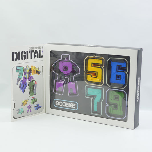 Transforming Number Robot Set