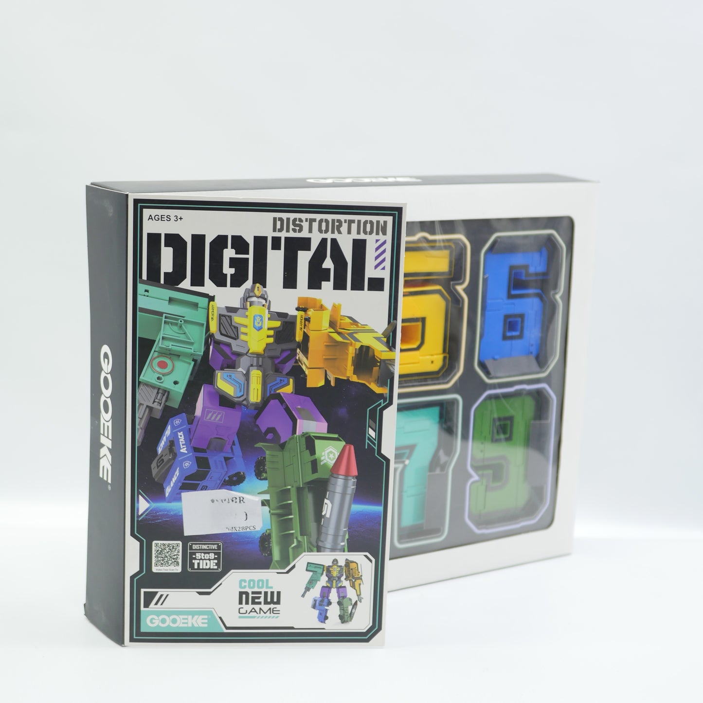 Transforming Number Robot Set