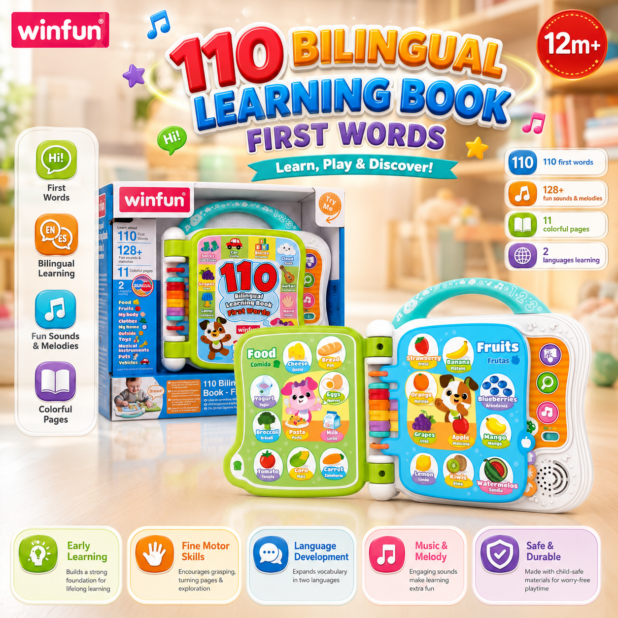 Winfun 110 Bilingual Learning Book
